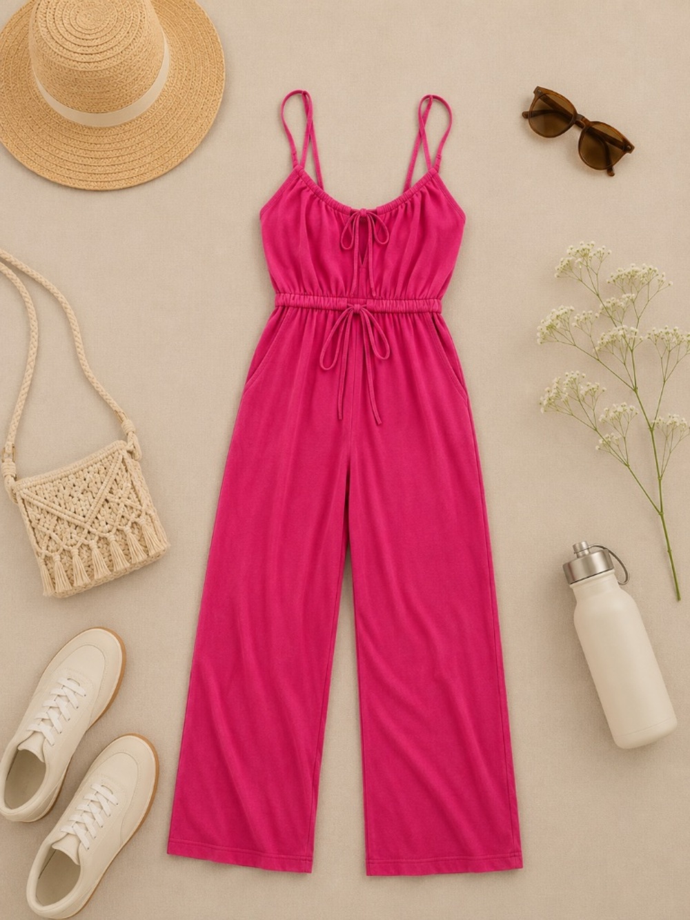 Daily Practice Anthropologie Kit Kat Beach Red Terry beach romper new w tags nwt